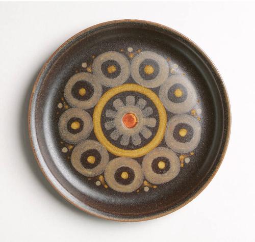 Dark Brown Stoneware Side Plate