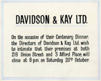 Notice Of Closure For Centenary