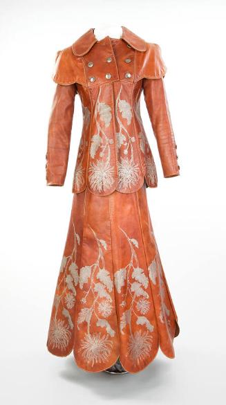 Chestnut Leather Suit (2 Piece)