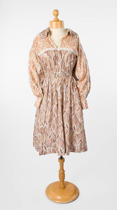 Brown Liberty Fabric Dress