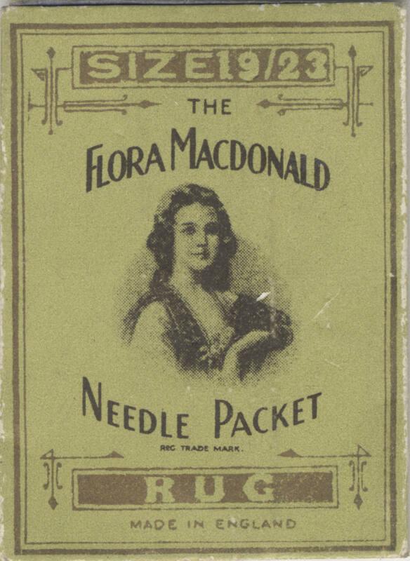 Packet of Flora MacDonald Rug Needles