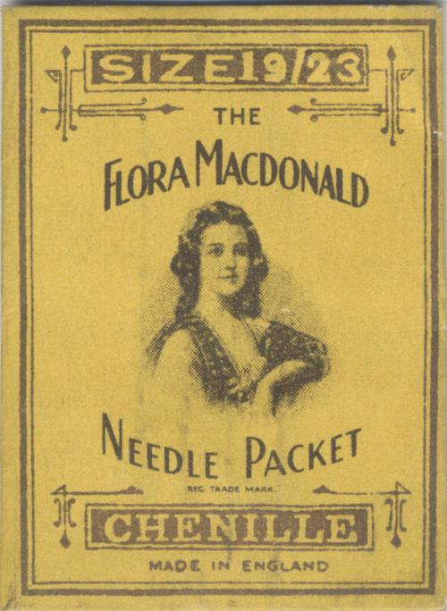 Packet of Flora MacDonald Chenille Needles