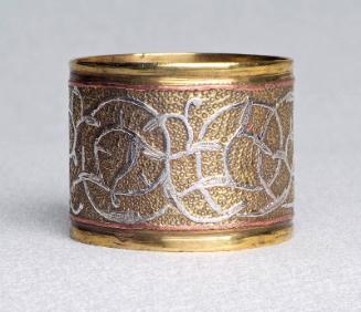 Set of Brass, Silver and Copper Napkin Rings