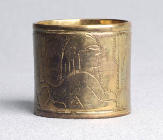 Brass Egyptian napkin ring