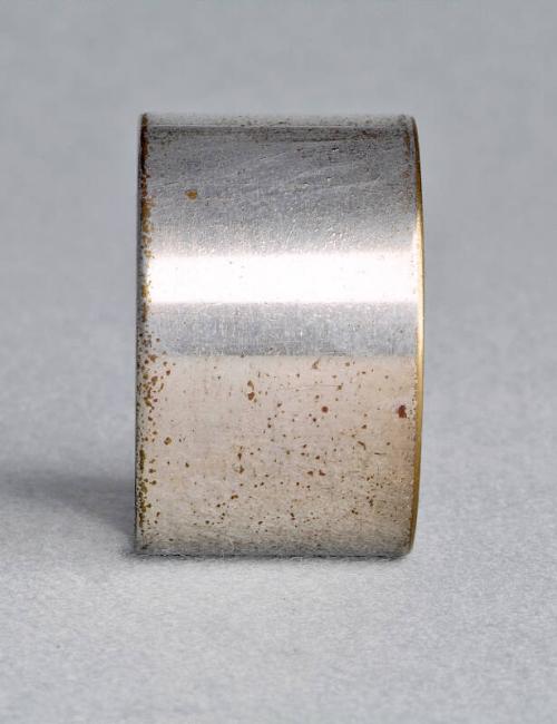 Worn silver plated napkin ring