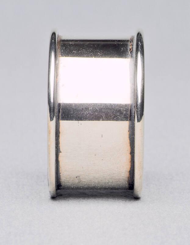 EPNS napkin ring with semi crimped edges