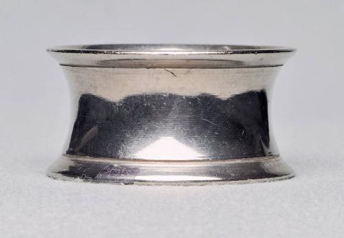 Spelter base napkin ring