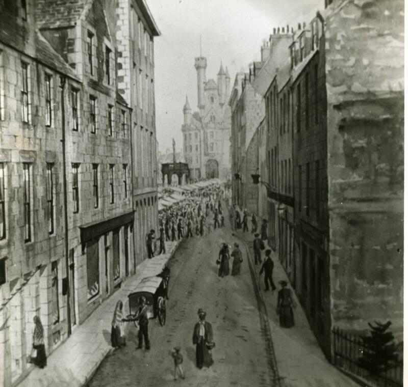 View of Exchequer Row (Copy of Painting)