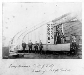 Main Girder Ends for Rail Bridge Over the River Spey