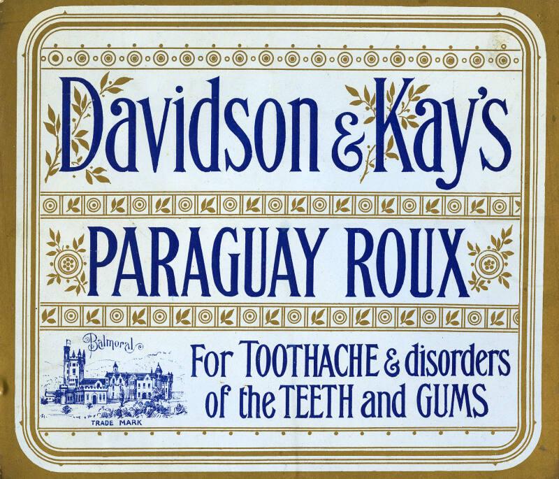 Advert for Paraguay Rouge