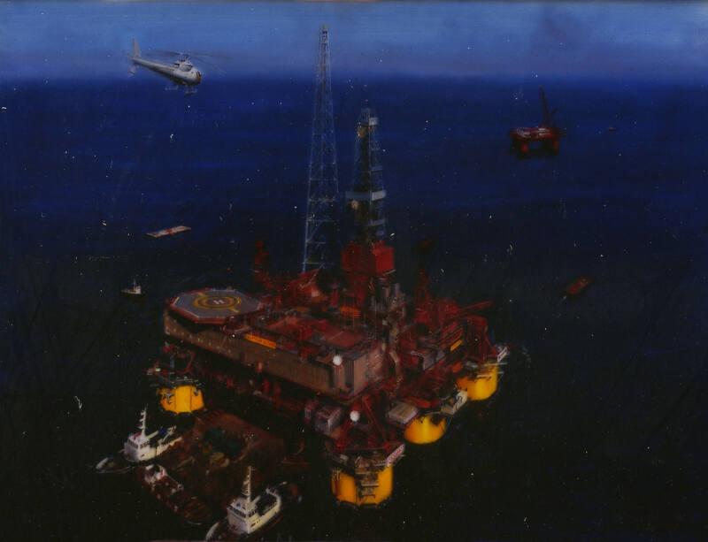 Mating, Conoco's Hutton Tension Platform