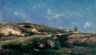 The Shepherdess by Stanislas Victor Edouard Lepine