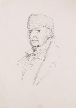 Portrait of a Man With a Hat (half-figure)