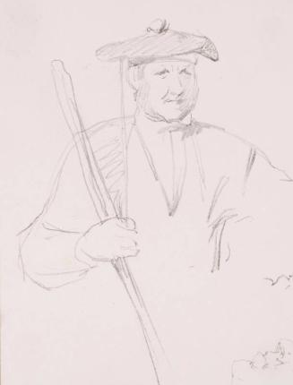 Study of  Man with Gun in Hand