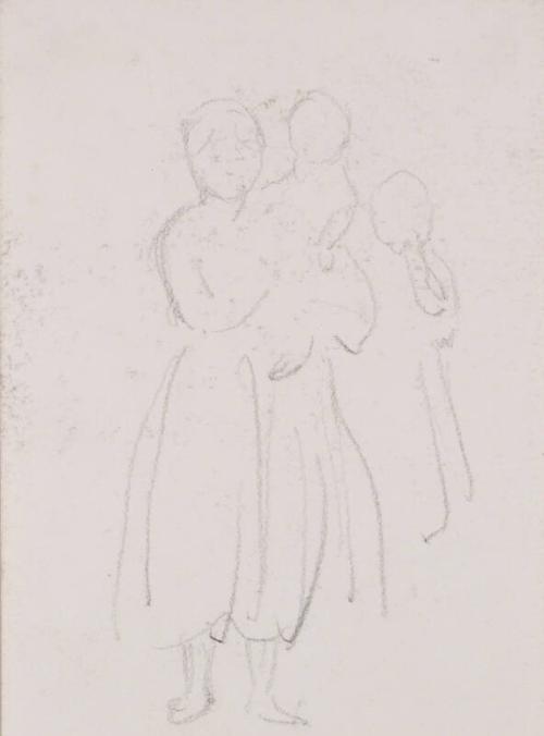 Study of Woman with Two Children