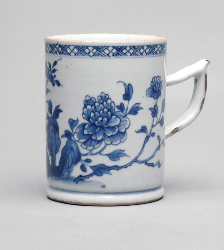 Blue and White Mug