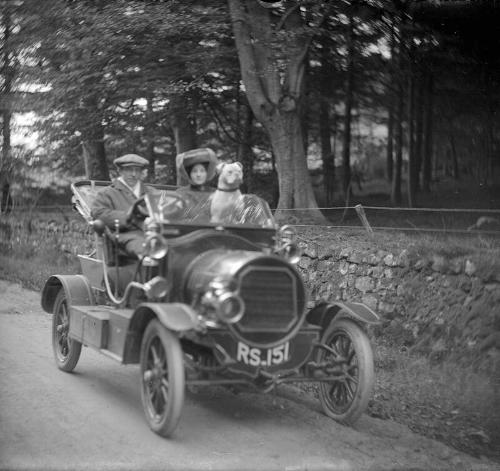 Man and Woman in Car