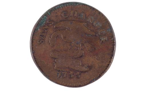 Copper Penny(10th Earl Of Derby, 2nd Issue)