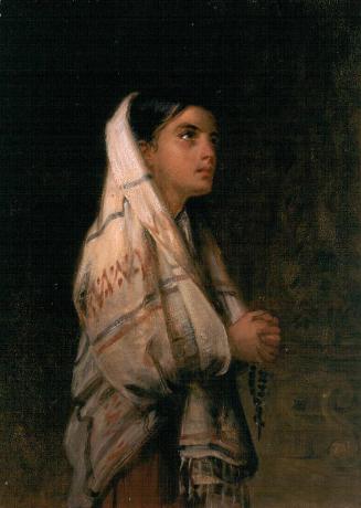 A Spanish Girl Praying by Edwin Long