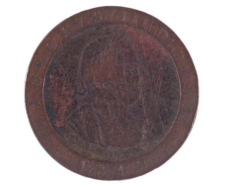 Manx Halfpenny (Second Issue : George III)