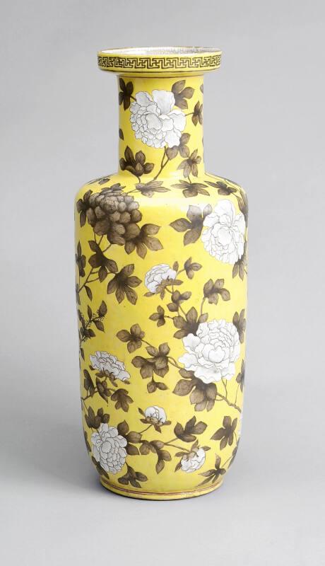 Yellow Peony Vase