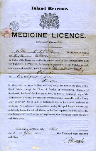 Medicine Licence