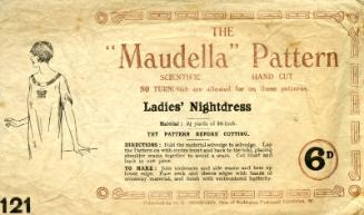 Paper Pattern for a Ladies Nightdress 