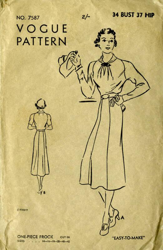 Paper Pattern for a One Piece Frock