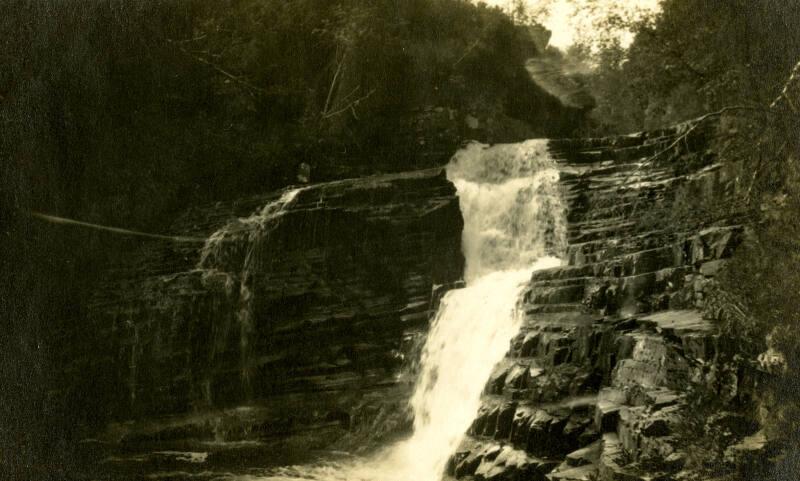 Grey Mair's Tail Waterfall