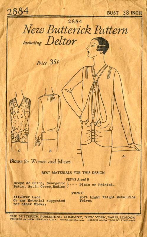 Paper Pattern for a Blouse