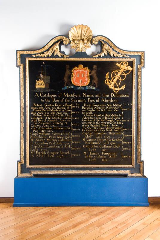 Aberdeen Shipmaster Society Mortification Board