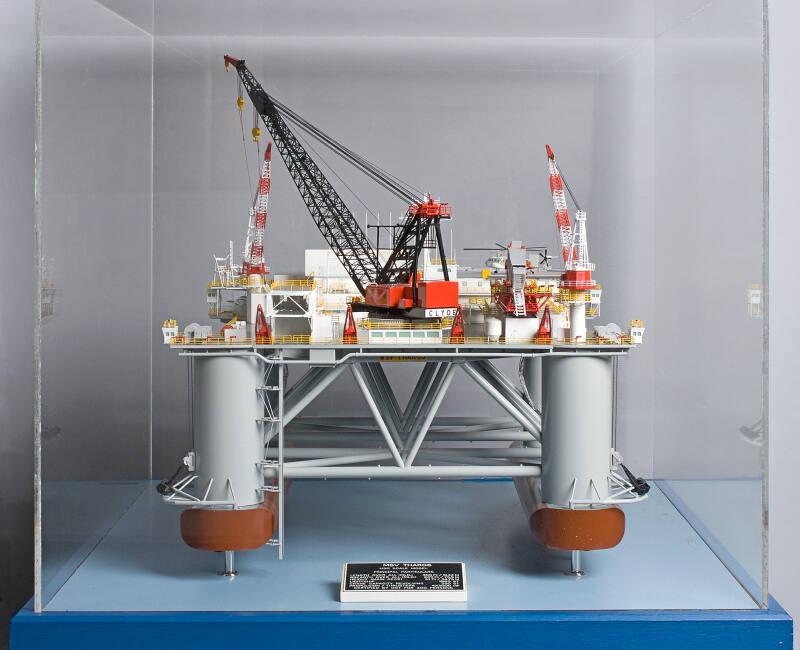 Model Of Multifunctional Support Vessel 'Tharos'