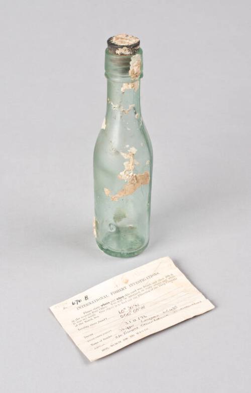 Drift Bottle And Registry Card. Released In June 1914 And Recovered By Langdale In 1996