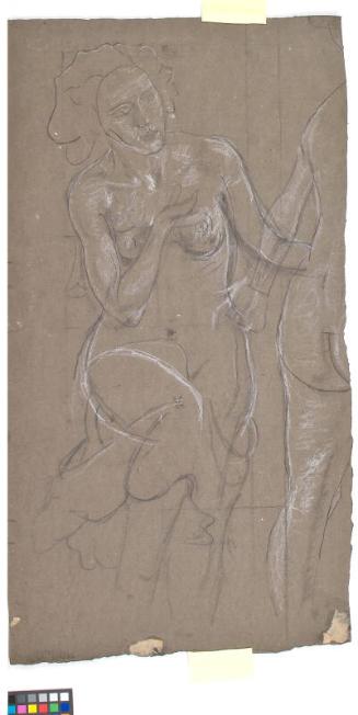 Study For The University Union Murals, Pastoral Panel