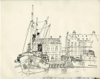 'Thrift' tied up at Aberdeen Harbour