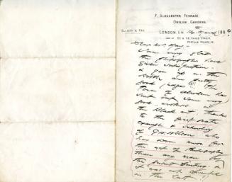 Letter from C. E. Fry to James Hay