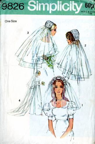Paper Pattern for Bridal Veil