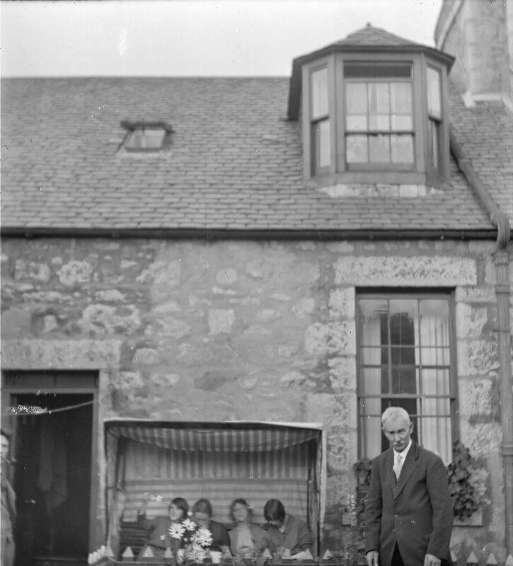 Family Group in Garden