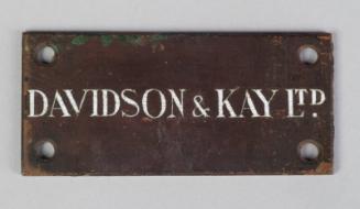 Davidson & Kay Ltd. Nameplate