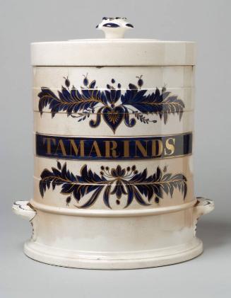 Tamarinds Display Jar - Blue-Gilt