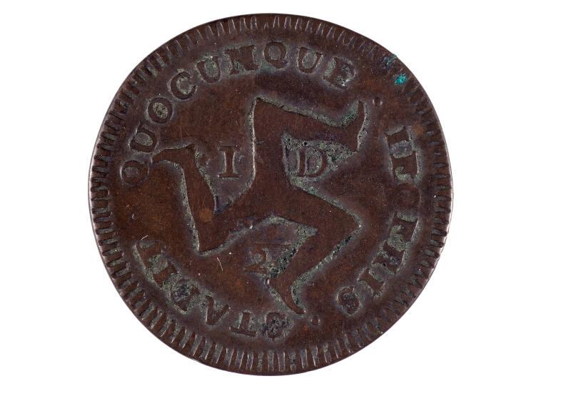 Copper Halfpenny(10th Earl Of Derby;2nd Issue)