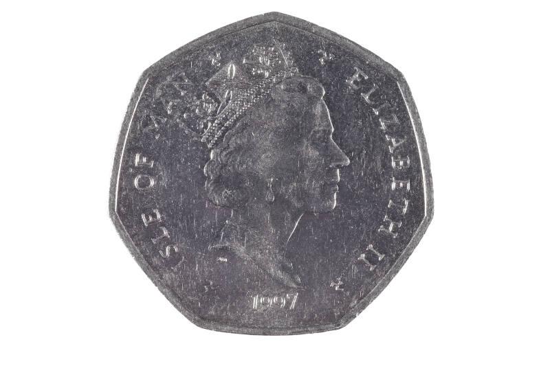 Manx Fifty Pence (Elizabeth II)