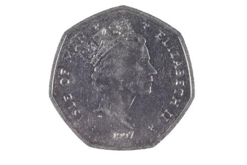 Manx Fifty Pence (Elizabeth II)