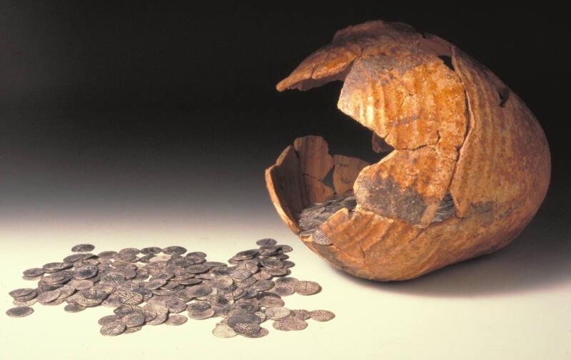 Complete Pot from St Nicholas Street Coin Hoard