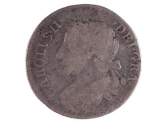 Quarter-dollar (Charles II : Second  Coinage)