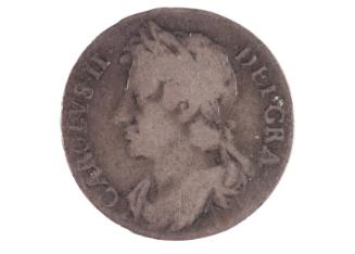 Eighth-dollar (Charles II : Second Coinage)