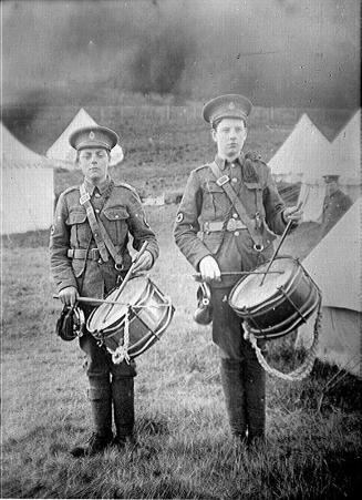 Two Military Drummers