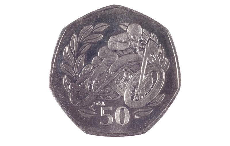 Manx Fifty Pence (Elizabeth II)