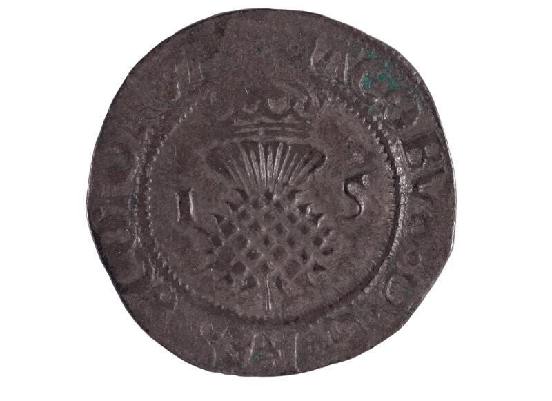 Bawbee (Cross Mintmark) : James V