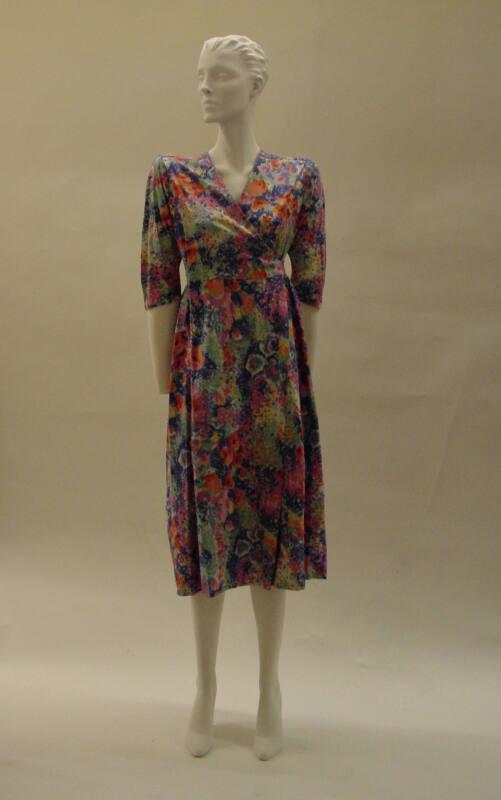 Floral Wrapover Dress